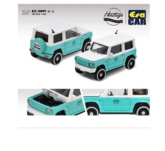 KLC Jimny Heritage blue - Era Car - 1/64 - USA Exclusives - SU21JSSP64 -  Passion Diecast 