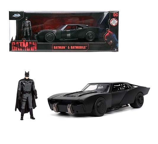 The Batman Batmobile & Batman Figure - Hollywood Rides 2022 - Jada 1/24 - 32731 -  Passion Diecast
