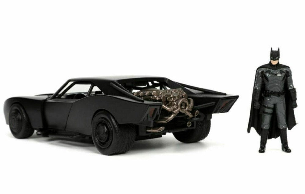 The Batman Batmobile & Batman Figure - Hollywood Rides 2022 - Jada 1/24 - 32731 -  Passion Diecast