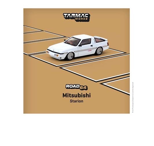 Mitsubishi Starion White - Tarmac Works - 1/64 - T64R-055-WHT - Passion Diecast 
