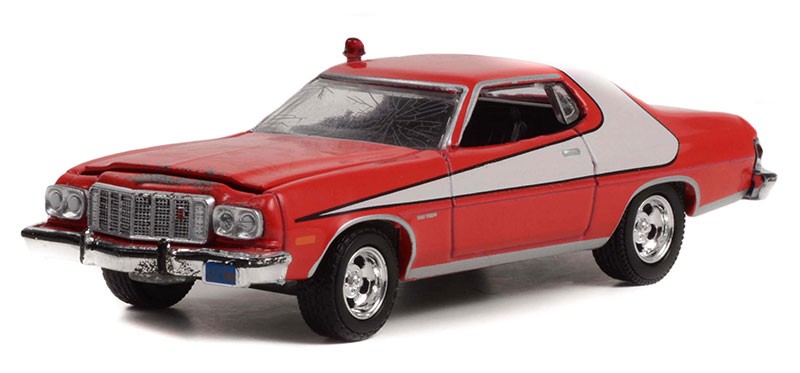 1976 Ford Gran Torino (Crashed Version) - Hollywood Special Edition - Starsky and Hutch Serie 2 - 1/64 Greenlight - 44955 F