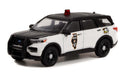 2022 Ford Police Interceptor Utility - Anniversary Collection Series 14 - 1/64 Greenlight - 28100 F Passion Diecast 
