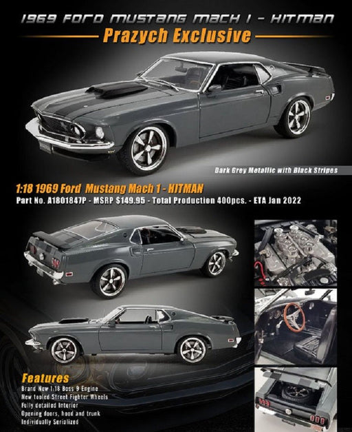 1969 Ford Mustang Mach I-Hitman - ACME  1/18  A1801847P