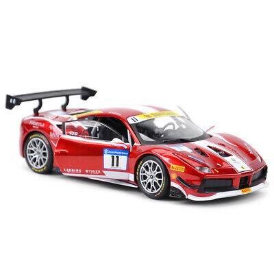 Ferrari Racing - 488 Challenge No.11 (candy red with white accents) - Bburago 1-24 - 26308