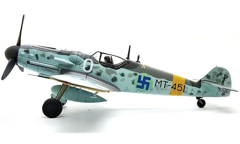 Messerschmitt Bf 109G-6 / "Juutilainen" "White 0"/MT-451, Finnish Air Force, June 1944 Hobby Master 1/48 HA8753 - Passion Diecas