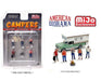 Mijo Exclusive - Campers - set Figurine 6 pieces Diecast  -  American Diorama 1-64 - 76489MJ - Passion Diecast