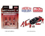 Mijo Exclusive - Mechanic 4 - set Figurine 6 pieces Diecast  -  American Diorama 1-64 - 76487MJ - Passion Diecast