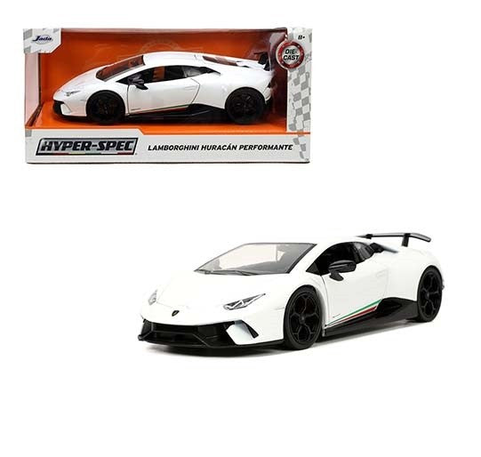 Lamborghini Huracan Performante (White) "Hyper-Spec" - Jada 1/24 - 32722 - Passion Diecast 