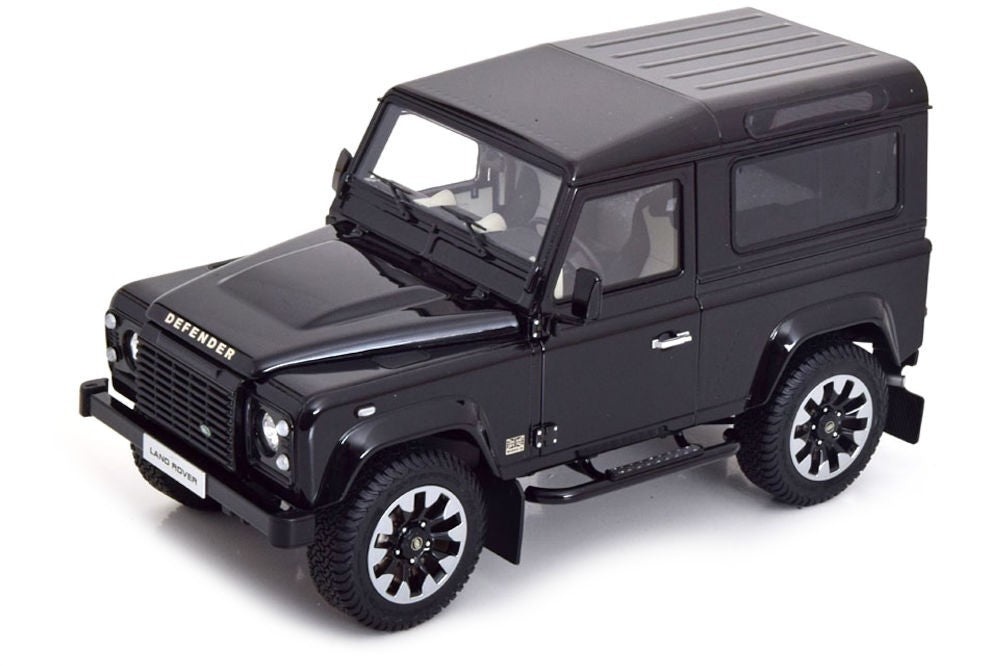 2018 Land Rover Defender 90 works V8 70th Edition - Black -  LCD model - 1/18 - 18007 BL - Passion Diecast