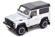 2018 Land Rover Defender 90 works V8 70th Edition - Silver - LCD model - 1/18 - 18007 SI - Passion Diecast