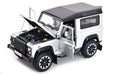 2018 Land Rover Defender 90 works V8 70th Edition - Silver - LCD model - 1/18 - 18007 SI - Passion Diecast