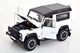 2018 Land Rover Defender 90 works V8 70th Edition - White - LCD model - 1/18 - 18007 WH - Passion Diecast