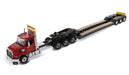 Western Star 49X SB Tridem Tractor in Red with XL 120 HDG Drop Deck Trailer - Diecast Master 1/50 - 71090