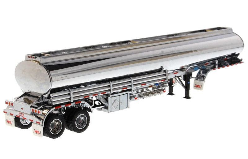 Heil FD 9300/DT-C4 Petroleum Tanker Trailer in Chrome - Trailer Only -  Diecast Master  1/50 - 91034- Passion Diecast