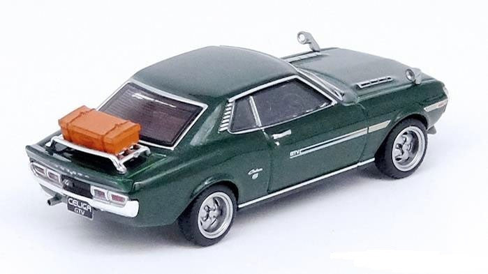 Toyota Celica 1600 GTV (TA22) Green With Luggage - INNO 64 - 1/64 - IN64-1600GT-GRN - Passion Diecast