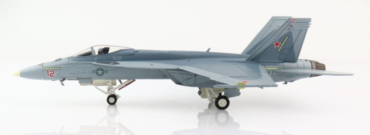 McDonnell Douglas F/A-18E /  US Navy "Mako" Red 12, VFC-12, NAS Oceana, June 2021 / Hobby Master 1:72 HA5124