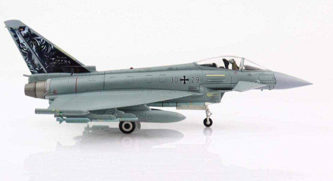 Eurofighter EF-2000 Typhoon / Luftwaffe 30+29, JG 74 "Bavarian Tigers", Neurburg AB, Germany 2013 / Hobby Master 1:72 HA6652