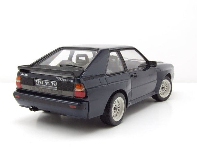 Audi Sport Quattro 1985 Dark Blue - Norev 1-18 - 188314 - Passion Diecast