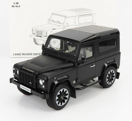 2018 Land Rover Defender 90 works V8 70th Edition - Matte Black -  LCD model - 1/18 - 18007 MB