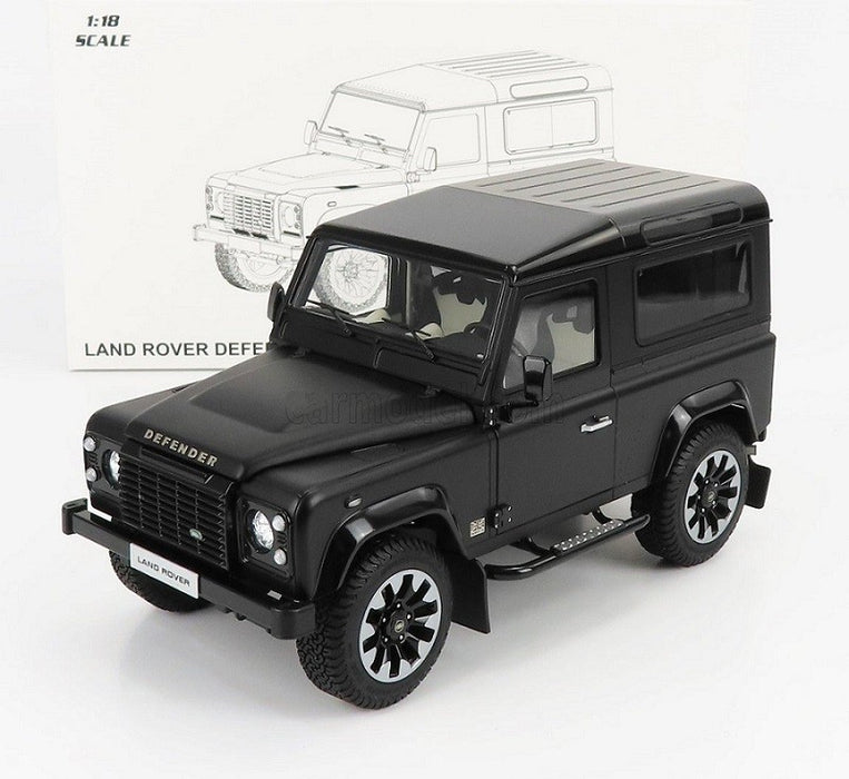 2018 Land Rover Defender 90 works V8 70th Edition - Matte Black -  LCD model - 1/18 - 18007 MB