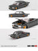 Mijo Exclusive - Kaido★House - Datsun 510 Pro Street GREDDY Gun Metal Grey - Mini GT - Mijo Exclusives 1/64 - KHMG017