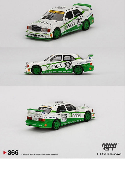Mini GT - 1:64 - Mercedes-Benz 190E 2.5 16 Evolution II 1991 DTM Zakspeed Michael Schumacher - Mijo Exclusives USA - MGT00366