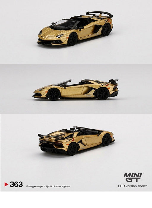 Mini GT - 1:64 - Lamborghini Aventador SVJ Roadster Oro Elios - Mijo Exclusives USA - MGT00363 Passion Diecast