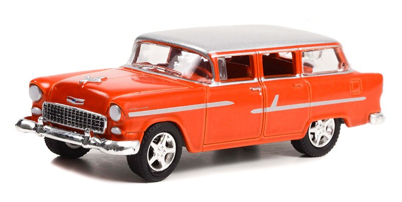 1955 Chevrolet Handyman Custom Wagon - Barrett-Jackson 'Scottsdale Edition' Series 10 - 1/64 Greenlight - 37260 A