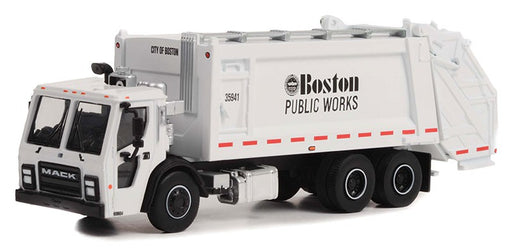 Boston, Massachusetts - 2020 Mack LR Rear Loader Refuse - S.D. Trucks Series 16 - Greenlight - 45160 C