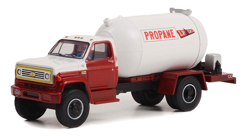 LP Gas - 1985 Chevrolet C-65 Propane Truck - S.D. Trucks Series 16 - Greenlight - 45160 A