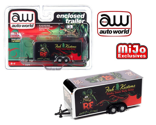 Mijo Exclusive - Rat Fink - Enclosed Trailer - Limited Edition - Auto World - 1/64 - CP7894 -  Passion Diecast 