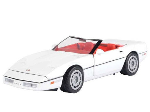 History of Corvette - 1986 Chevrolet Corvette C4 (White with red interior) - Motormax - 1/24 - 73298HC WHRD