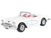 History of Corvette - 1959 Chevrolet Corvette C1 (White with red interior) - Motormax - 1/24 - 73216HC WHRD