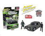 The Green Hornet Black Beauty w/  Figures of Green Hornet & Kato -  Johnny Lightning 1:64 -JLCP7374 -  Passion Diecast