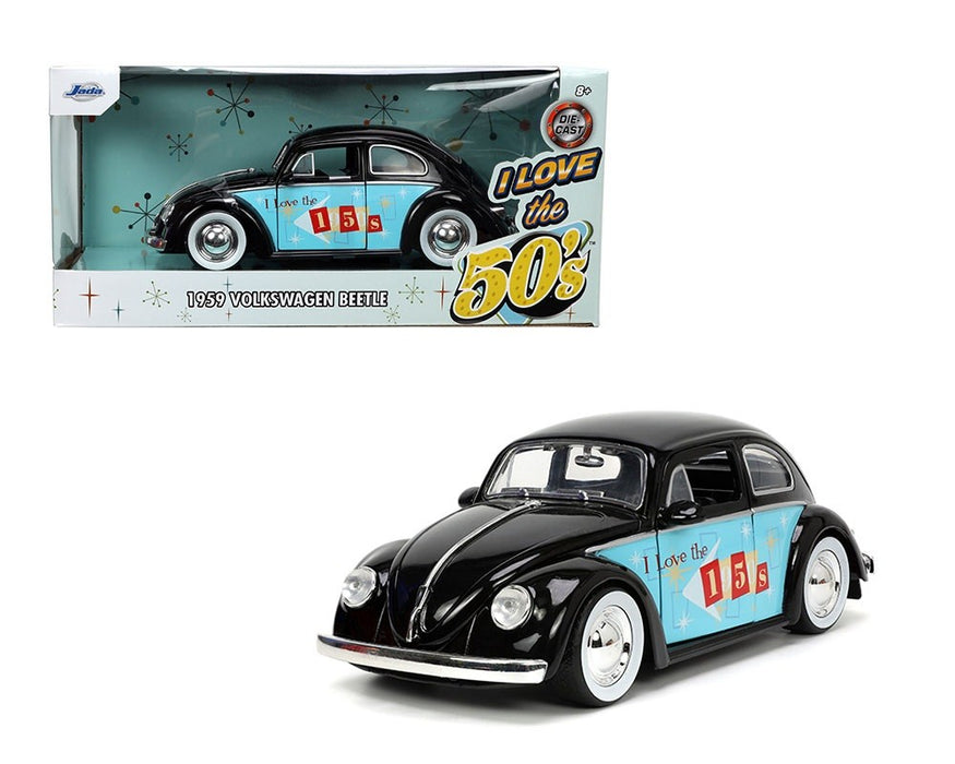 I Love The 50 s – 1959 Volkswagen Beetle - Jada - 1/24 - 31382 - Passion Diecast 