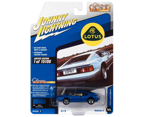 1989 Lotus Esprit Turbo Blue - Johnny Lightning 1:64 - JLSP188 B Passion Diecast