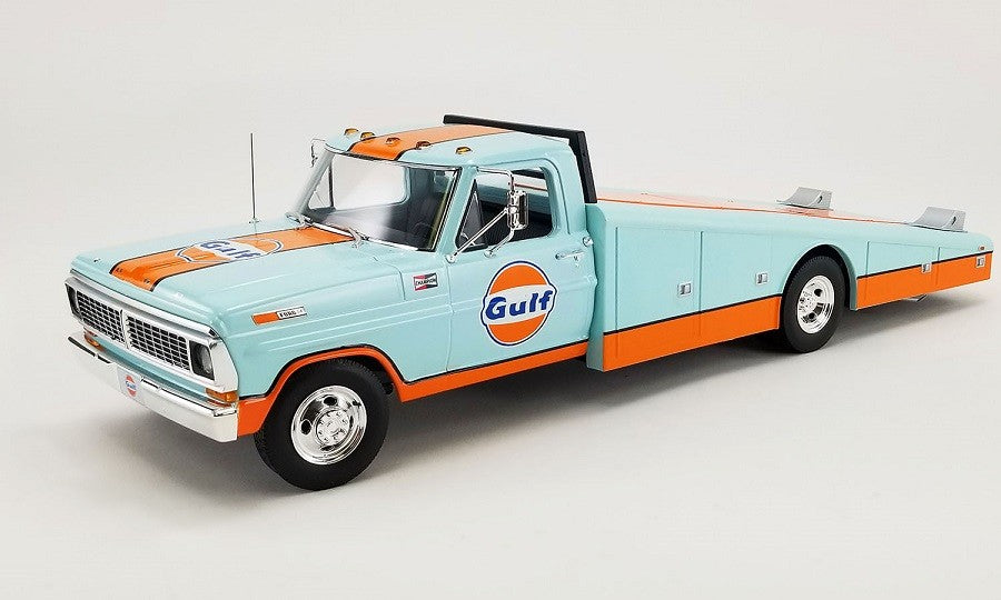 1970 FORD F-350 RAMP TRUCK - GULF , ACME 1/18 - A1801413