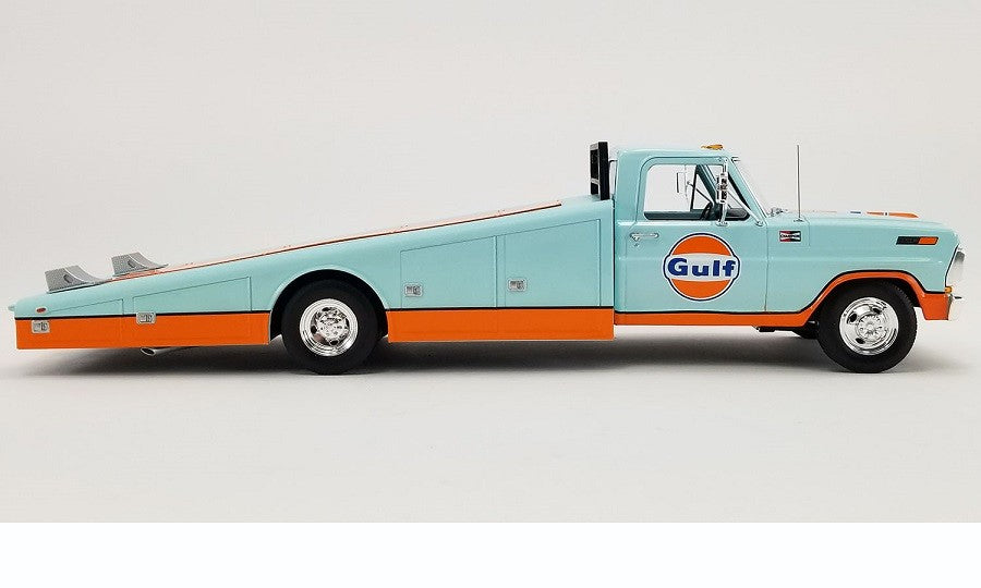 1970 FORD F-350 RAMP TRUCK - GULF , ACME 1/18 - A1801413