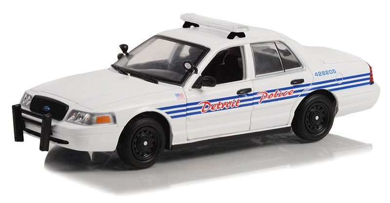 Detroit, Michigan - 2008 Ford Crown Victoria Police Interceptor - Hot Pursuit Series 6 - 1/24 Greenlight - 85563 Passion Diecast