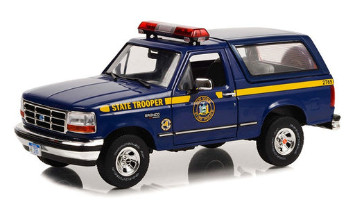 New York State Police - 1996 Ford Bronco XLT - 1/18  Greenlight - 19121 - Passion Diecast