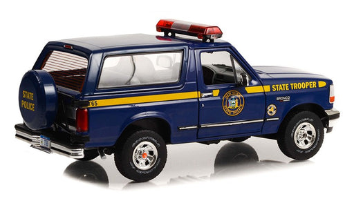 New York State Police - 1996 Ford Bronco XLT - 1/18  Greenlight - 19121 - Passion Diecast