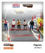 Figures Car Meet 1 - Tarmac Works & American Diorama - 1/64 - T64F-003-OR - Passion Diecast 