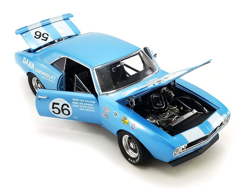 No.56 Dana Chevrolet Southgate - 1967 Chevrolet Trans Am Camaro Z/28 - 1/18 - GMP - 18971 Passion Diecast 
