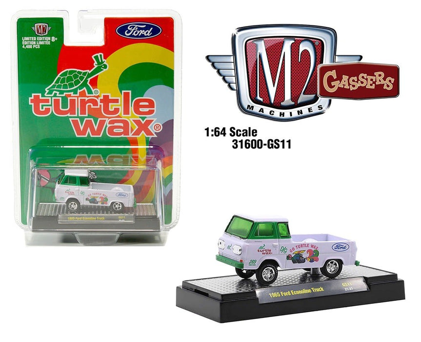 1965 Ford Econoline Truck Gasser Turtle wax - M2 Machine Hobby Exclusive 1:64 - 31600 GS11