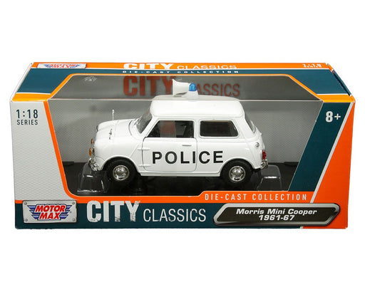 1961-1967 Morris Mini Cooper Police - Motormax 1/18 - 79742 WH