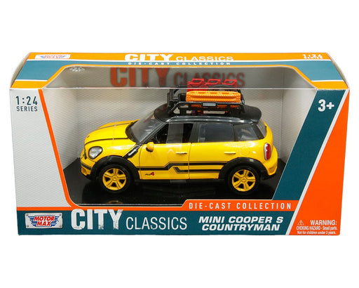 Mini Cooper S Countryman with roof rack and accessories - Motormax 1-24 - 79752 YL