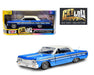 1964 Chevy Impala SS Hard Top Lowrider Candy Blue With White Top - Motormax - Get Low - 1-24 - 79021 BLW