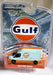 CHASE CAR Gulf Oil - 2019 Ford Transit LWB High Roof Van - Hobby Exclusive - 1/64 Greenlight - 30260GR