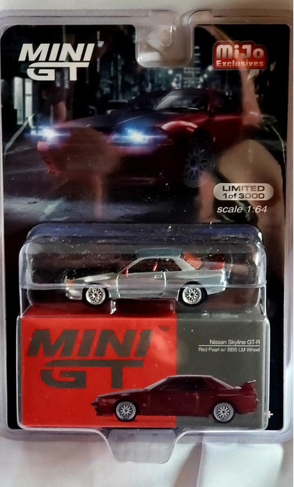 CHASE CAR Mini GT - 1:64 - Nissan GT-R R32 Nismo with BBS KM Wheels - Mijo Exclusives USA - MGT00295GR