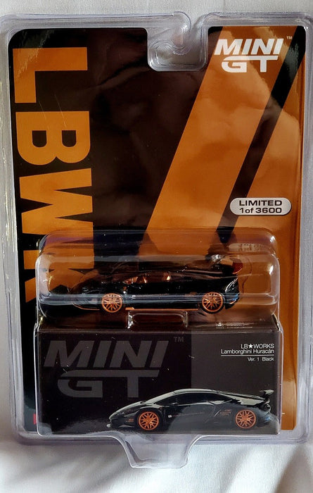 CHASE CAR LB★WORKS Lamborghini Huracán Ver. 1 Black -  MINI GT 1:64 - MGT00234GR